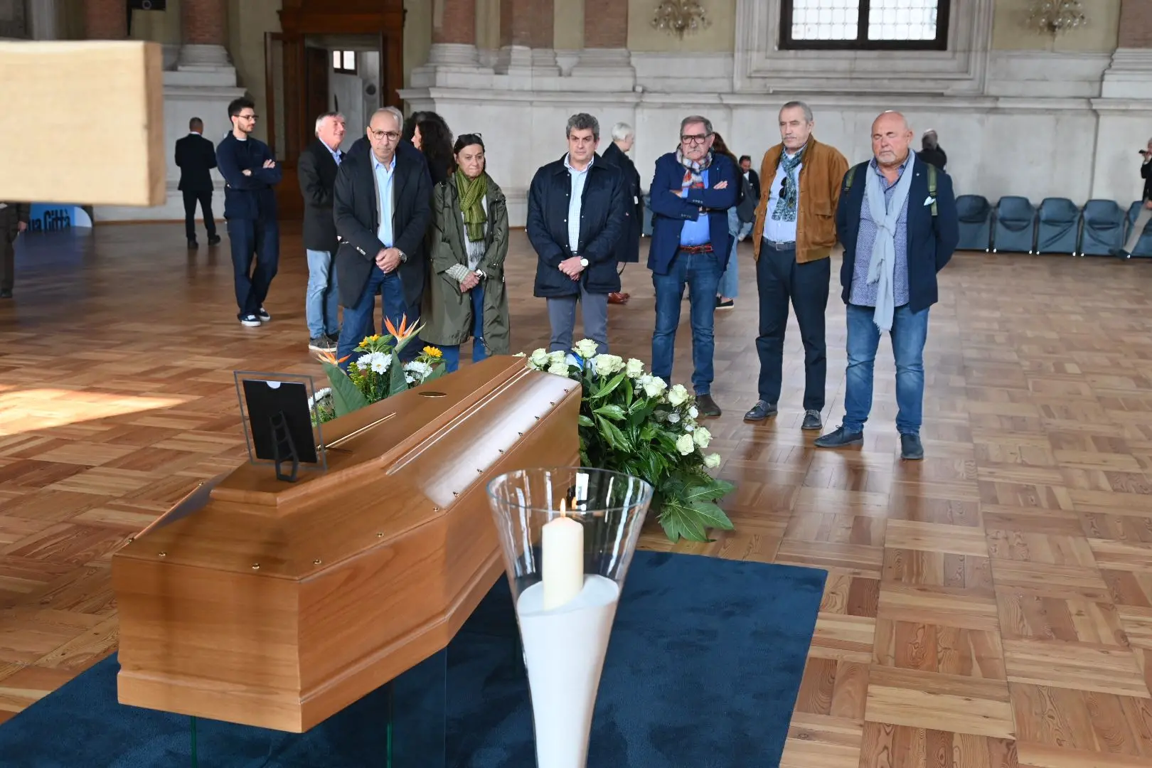 La camera ardente per Franco Castrezzati