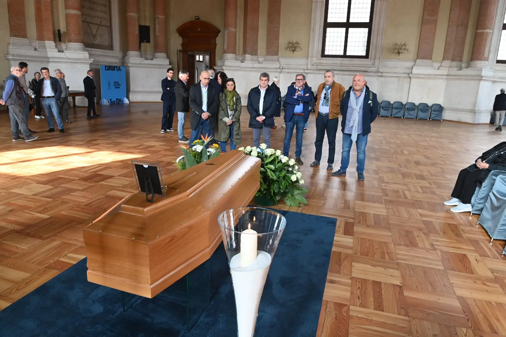 La camera ardente per Franco Castrezzati