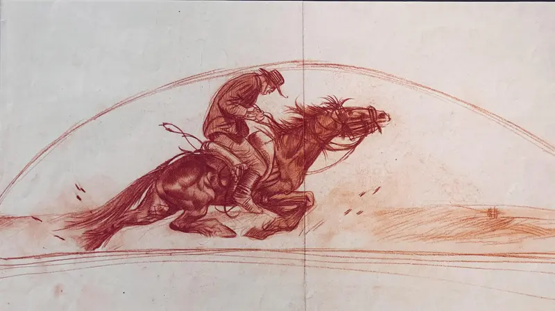 Un cowboy di Romano Dazzi