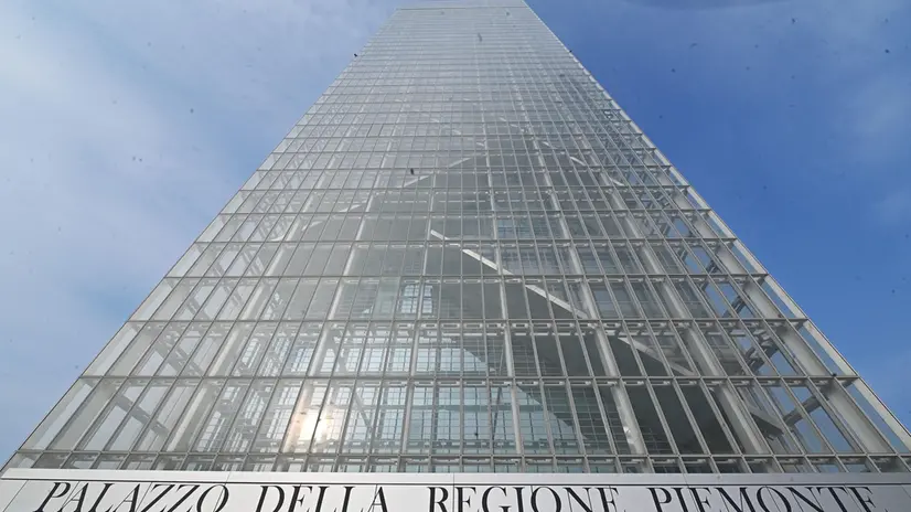 Cerimonia di presentazione del nuovo grattacielo della Regione Piemonte in via Nizza 330 a Torino, 14 ottobre 2022 ANSA/ALESSANDRO DI MARCO
