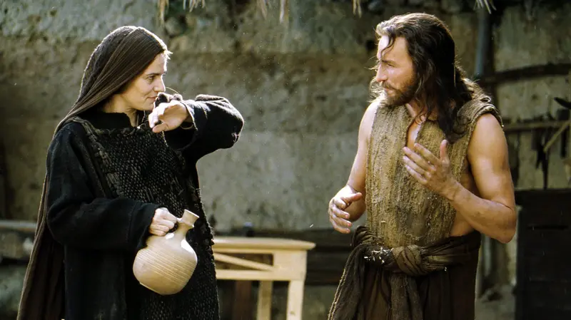 Maia Morgenstern era Maria, Jim Caviezel Gesù