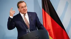 epa12423460 German Defense Minister Boris Pistorius speaks during a press conference with Swiss Federal Councilor Martin Pfister (not in picture) at the defense ministry in Berlin, Germany, 02 October 2025. Pistorius and Pfister met for bilateral talks. EPA/CLEMENS BILAN