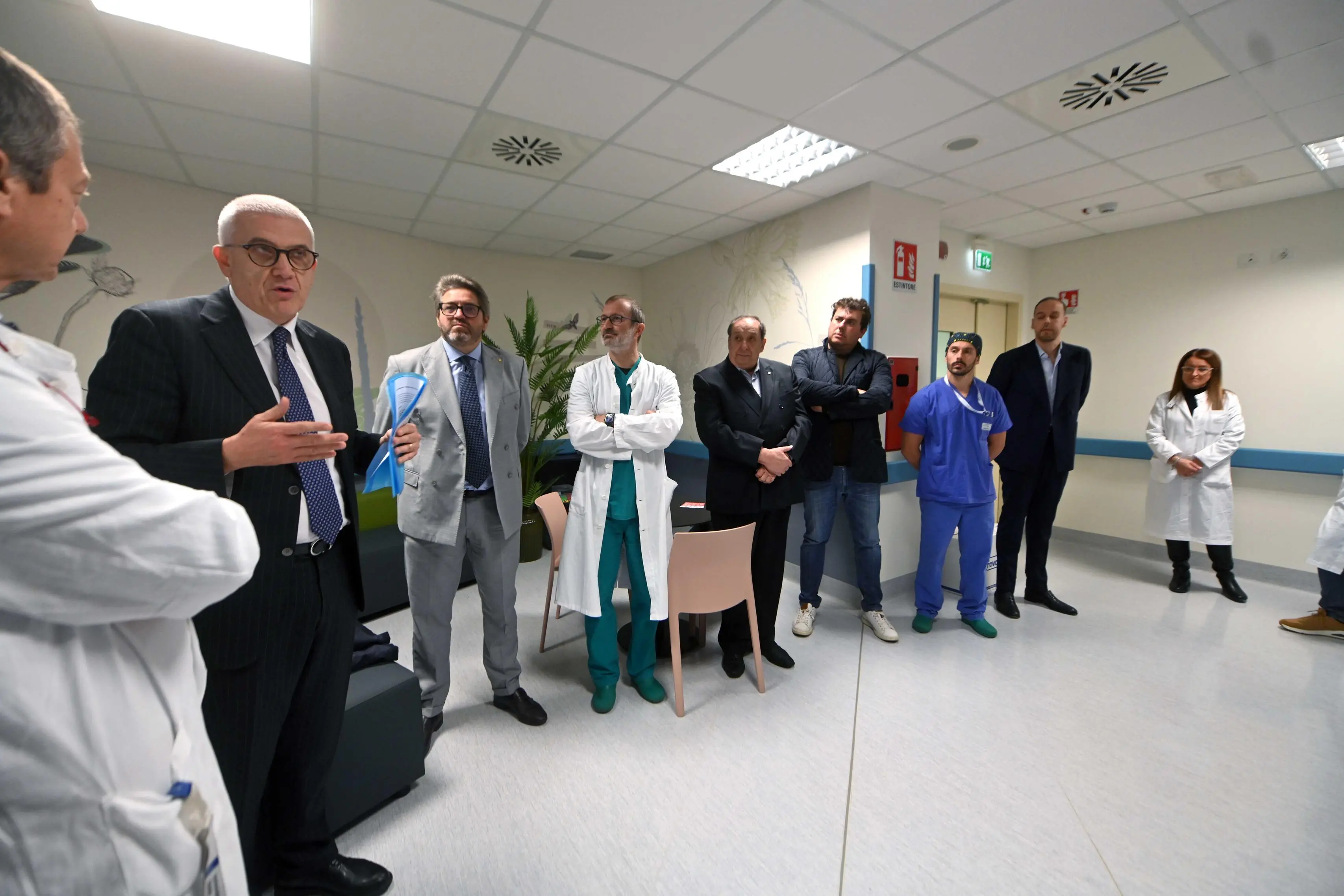 La sala rinnovata da «Ecmo per la vita - Onlus»