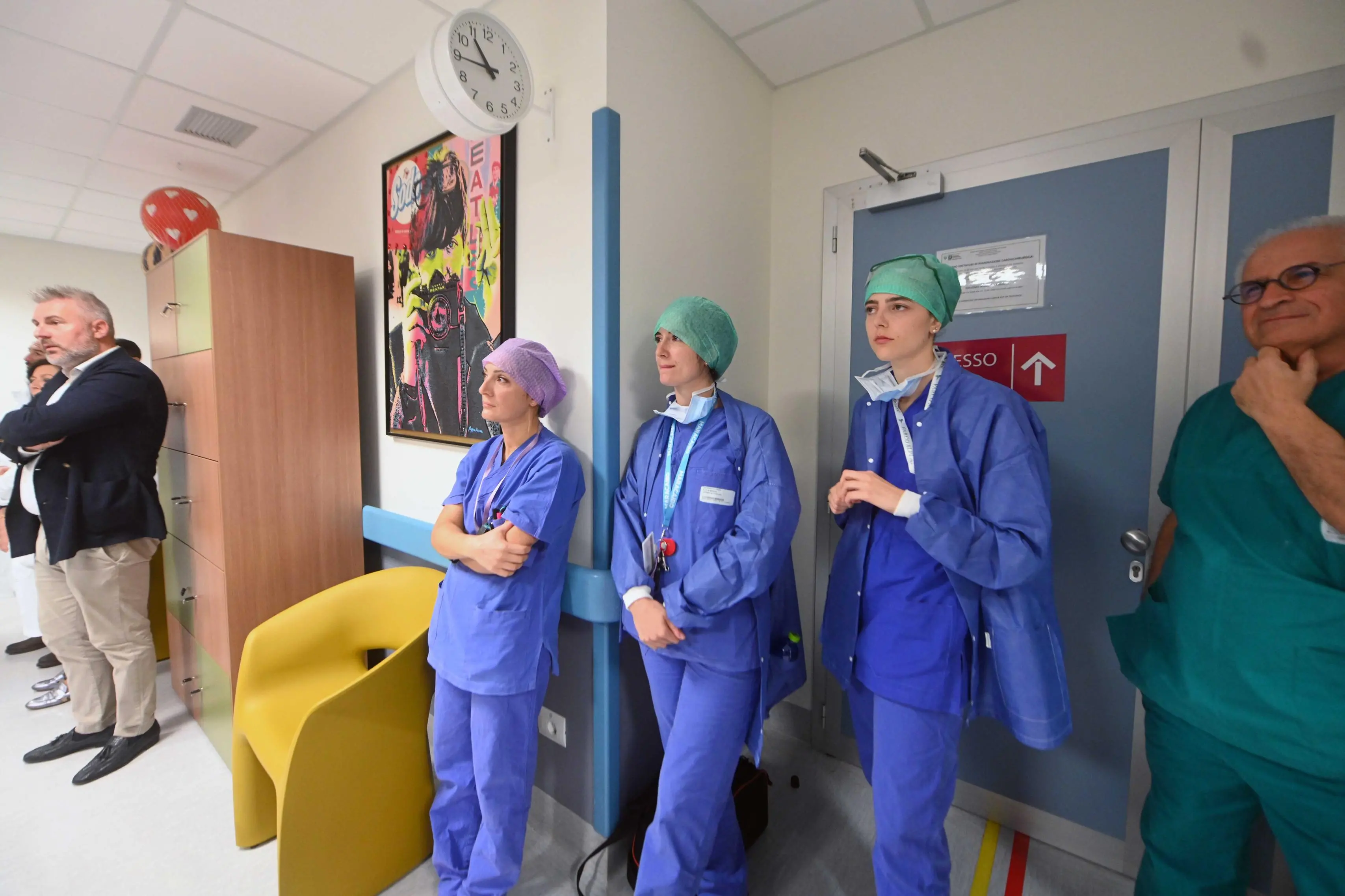 La sala rinnovata da «Ecmo per la vita - Onlus»