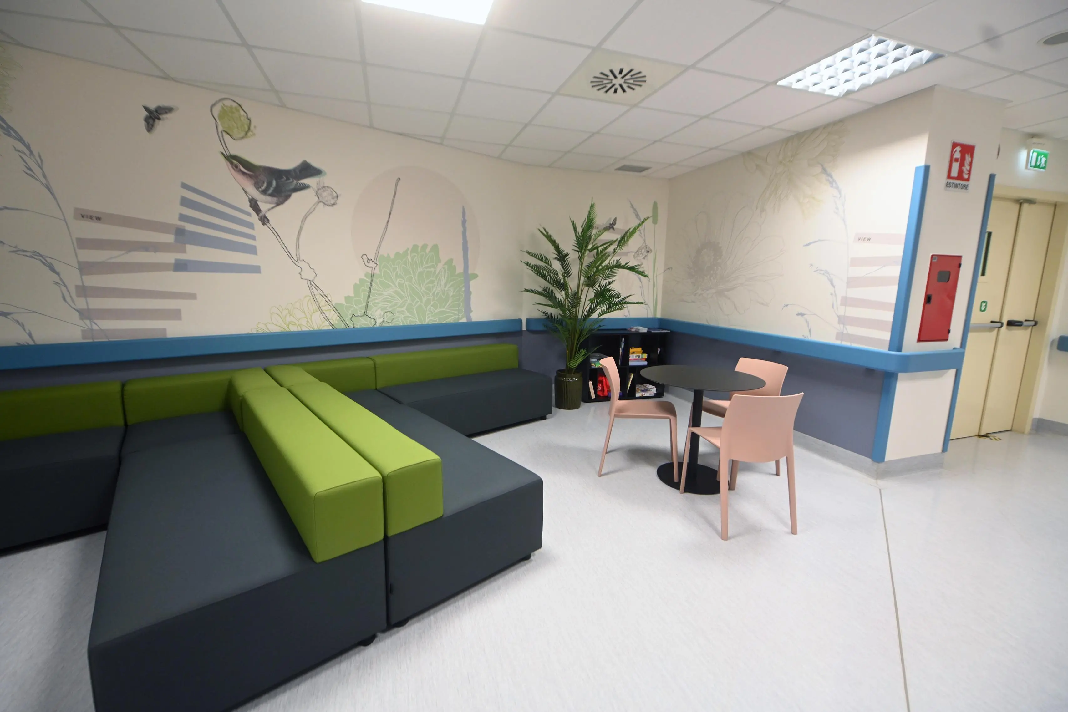 La sala rinnovata da «Ecmo per la vita - Onlus»