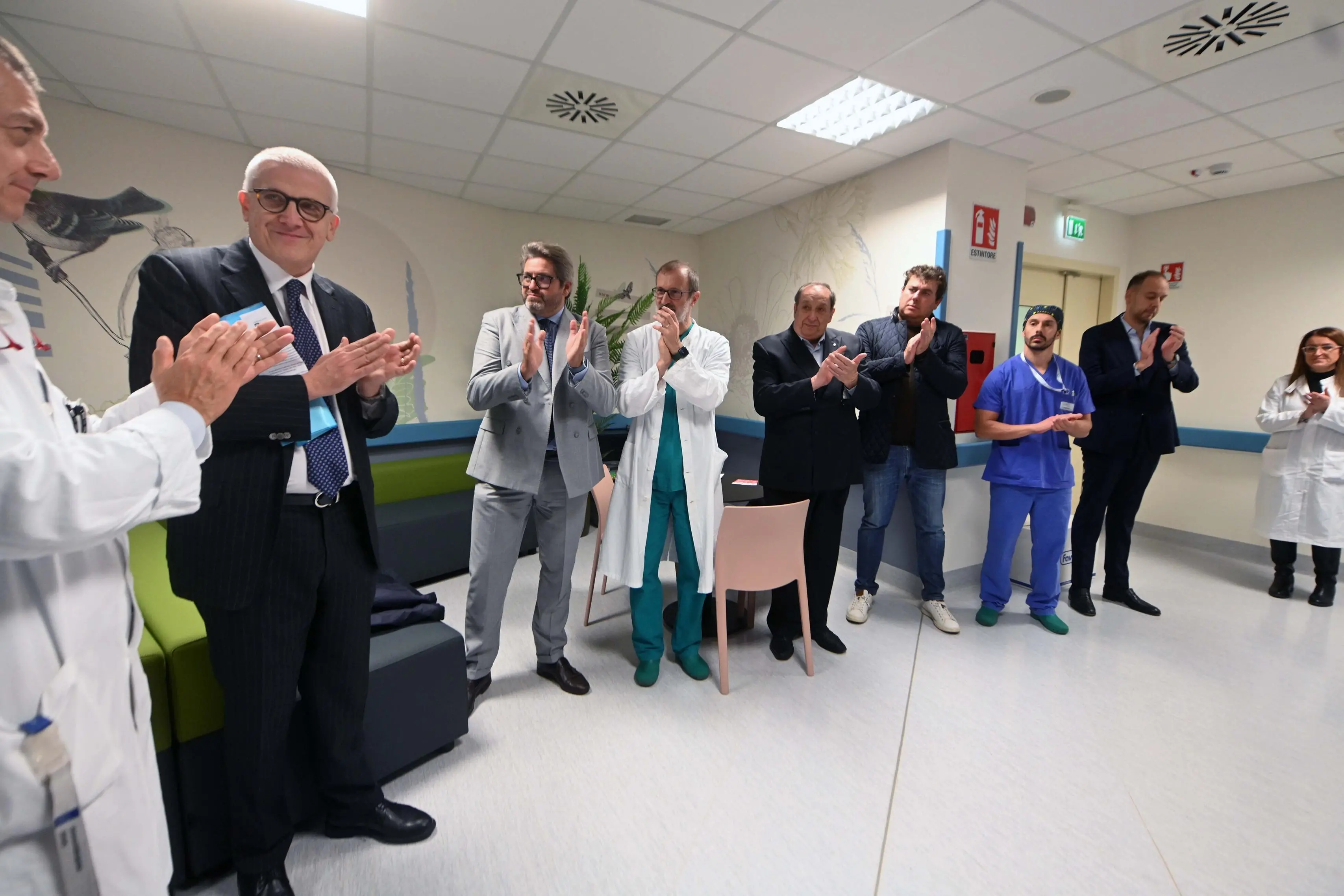 La sala rinnovata da «Ecmo per la vita - Onlus»