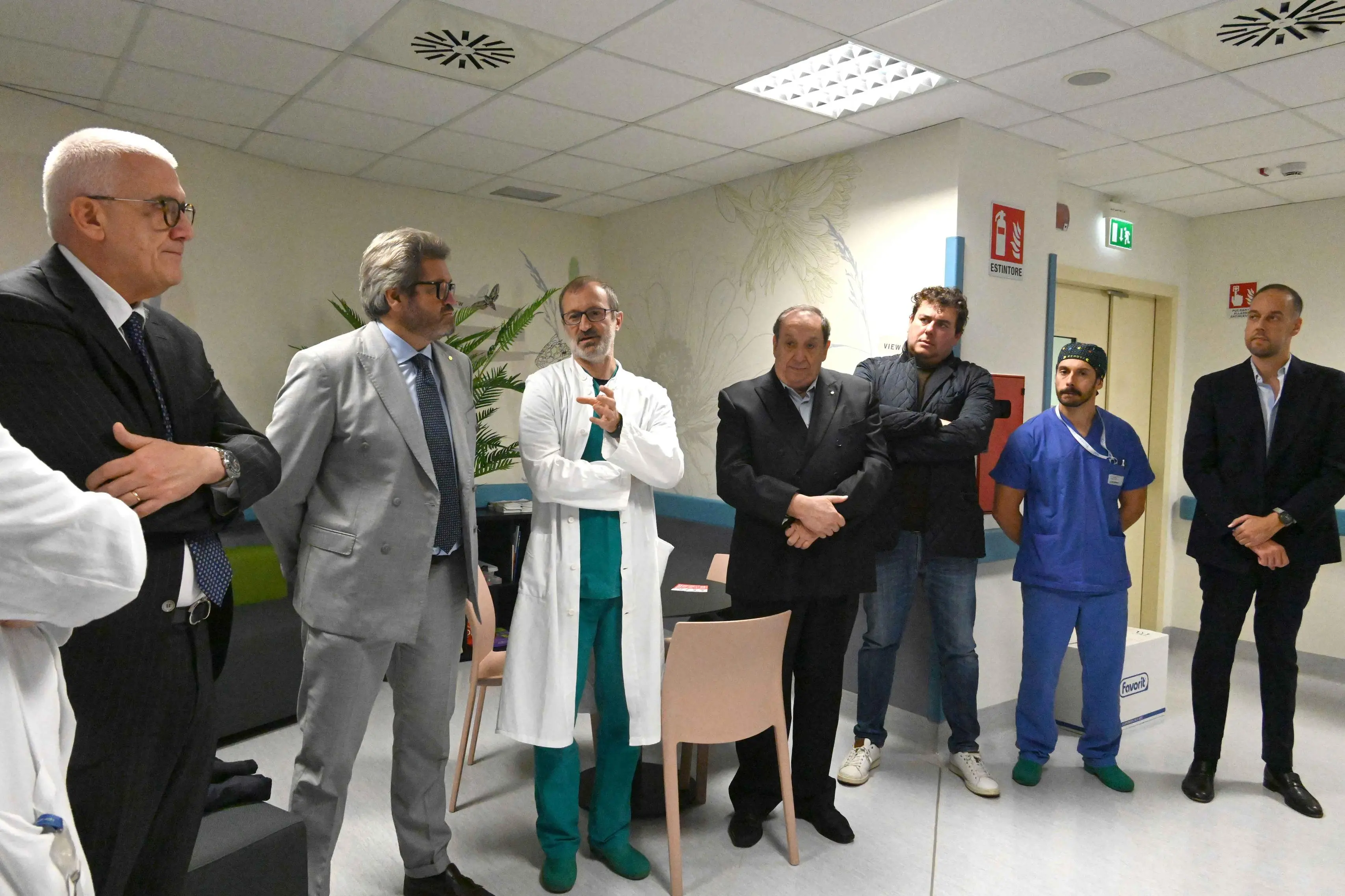 La sala rinnovata da «Ecmo per la vita - Onlus»