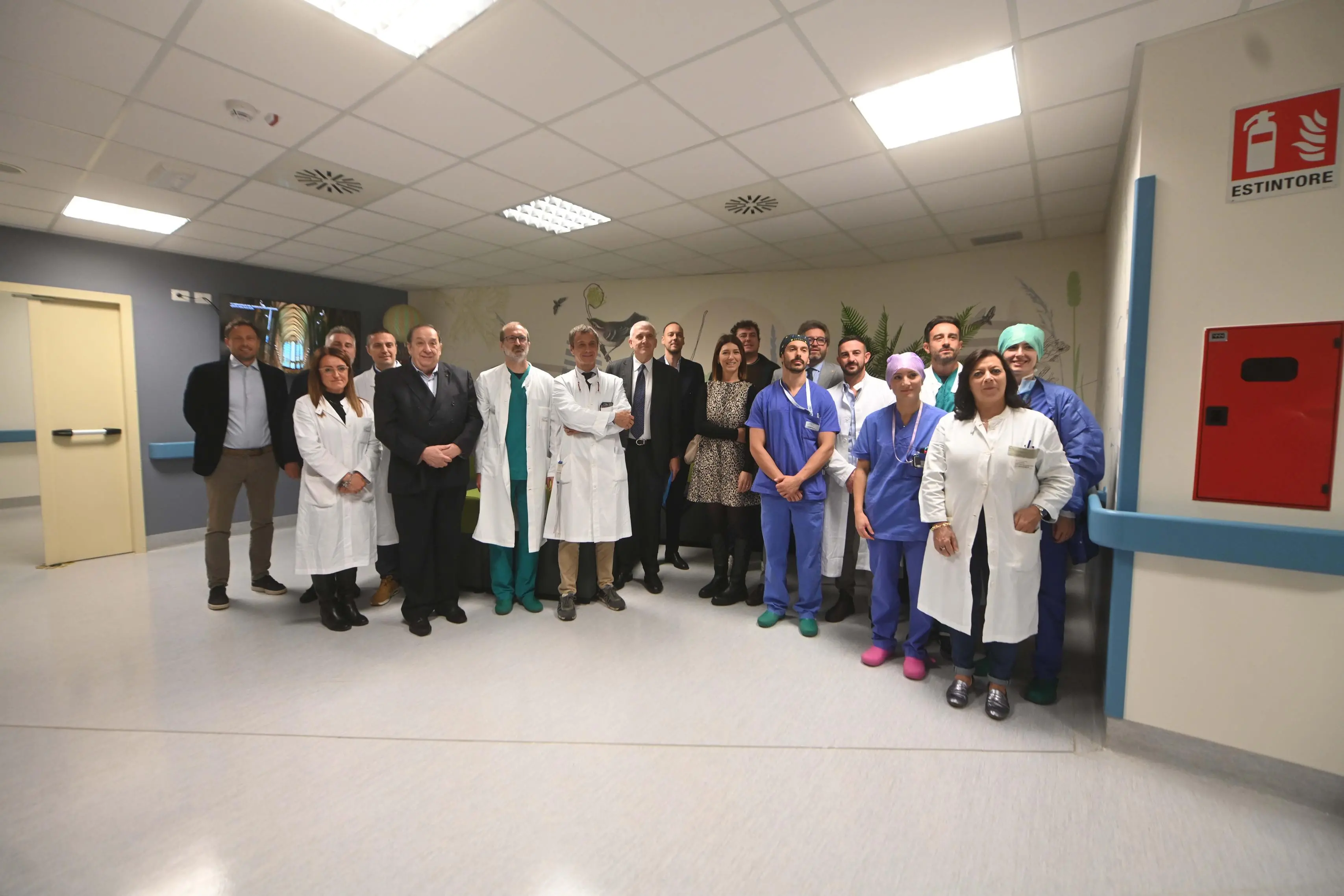 La sala rinnovata da «Ecmo per la vita - Onlus»