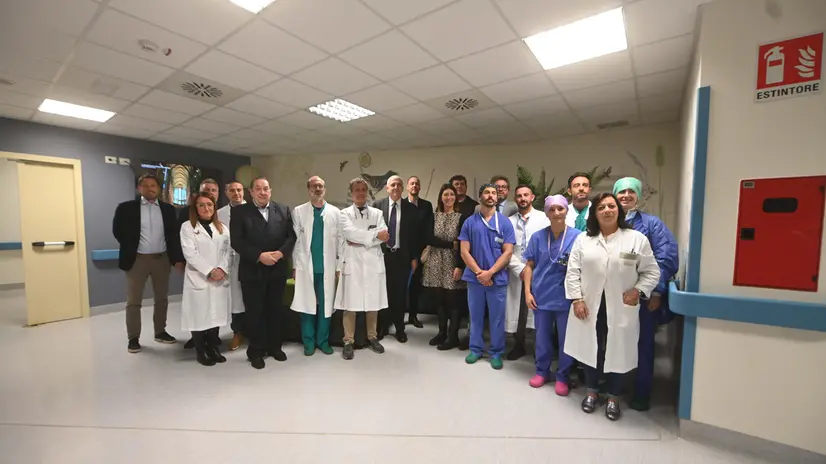 La sala rinnovata da «Ecmo per la vita - Onlus»