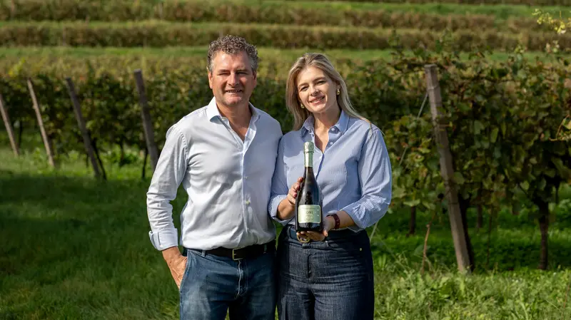 Cesare e Laura Bosio in Franciacorta - © www.giornaledibrescia.it