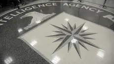 epa06446824 (FILE) The seal of the CIA during a visit of US President Donald J. Trump the CIA headquarters, in Langley, Virginia, USA, 21 January 2017(reissued 17 January 2018). Reports state on 17 January 2018 state that former CIA officer, Hong Kong resident, Jerry Chun Shing Lee, has been arrested in the US on charges of unlawful retention of classified information. Lee, a naturalised US citizen also known as Zhen Cheng Li, made an appearance in a New York federal court on 16 January 2018. Lee it is alleged leaked the names of US agents to the Chinese authorities. EPA/Olivier Douliery / POOL *** Local Caption *** 53266646