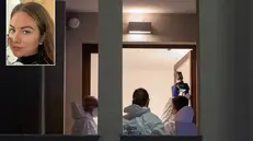 Femminicidio Via Iglesias 33, uomo uccide ex compagna nel suo appartamento, Polizia di stato e scientifica sul posto, Milano, 15 Ottobre 2025, Ansa/Andrea Fasani