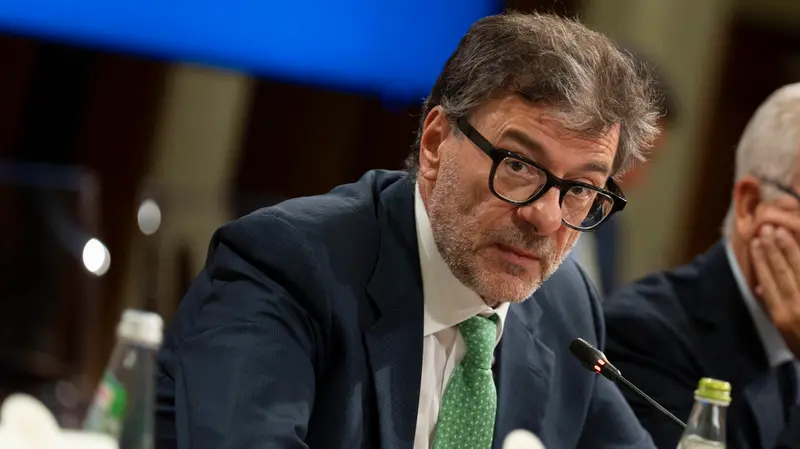 Il ministro dell'Economia Giorgetti - Foto Ansa © www.giornaledibrescia.it