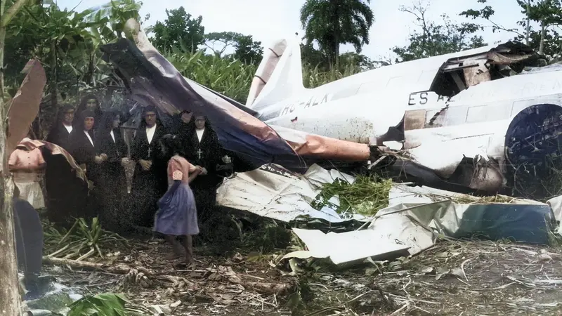 Il 25 agosto 1969 l'aereo su cui è in viaggio suor Troncatti precipita poco dopo il decollo © www.giornaledibrescia.it