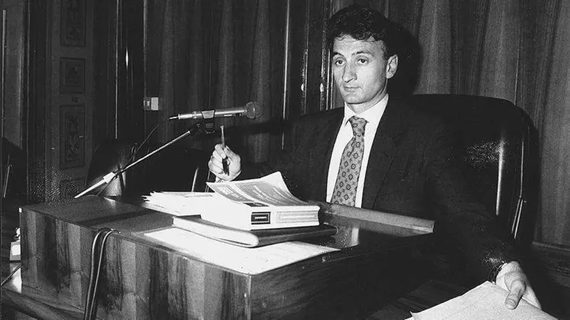 Il giudice Roberto Spanò ai tempi dell'inchiesta su Di Pietro