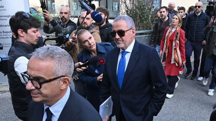 Mario Venditti in tribunale a Brescia - © www.giornaledibrescia.it