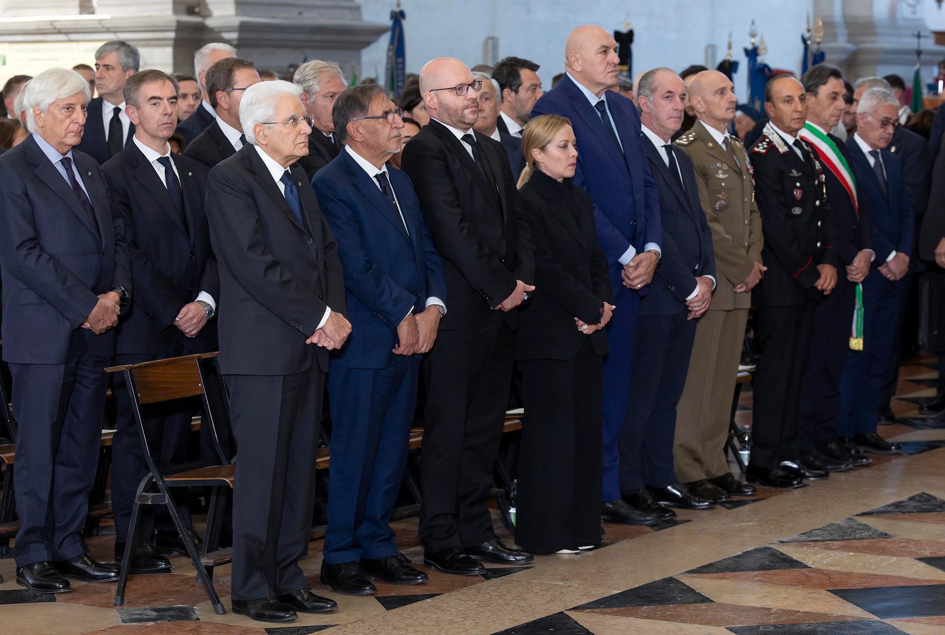 I funerali dei carabinieri morti nell'esplosione a Verona