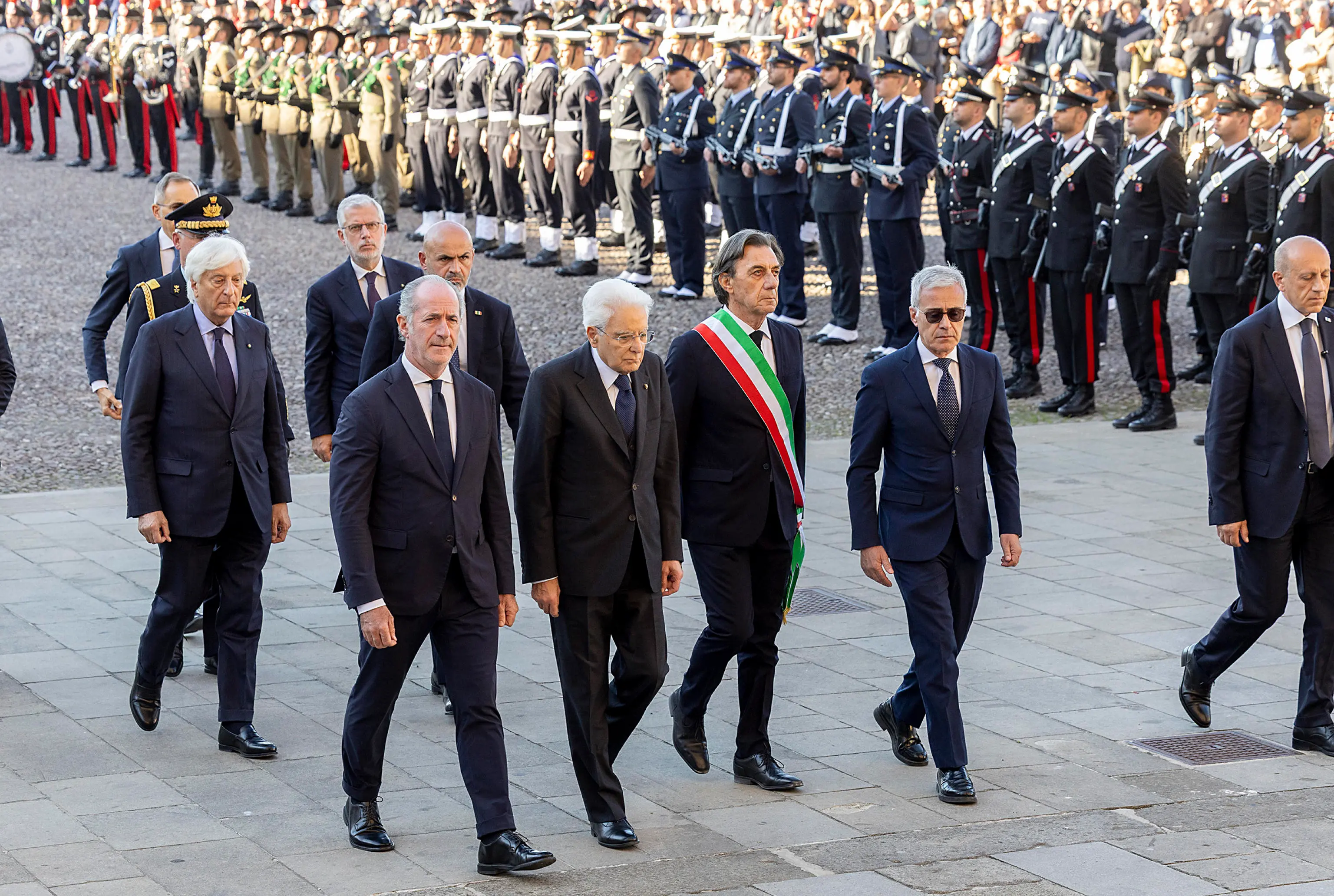 I funerali dei carabinieri morti nell'esplosione a Verona