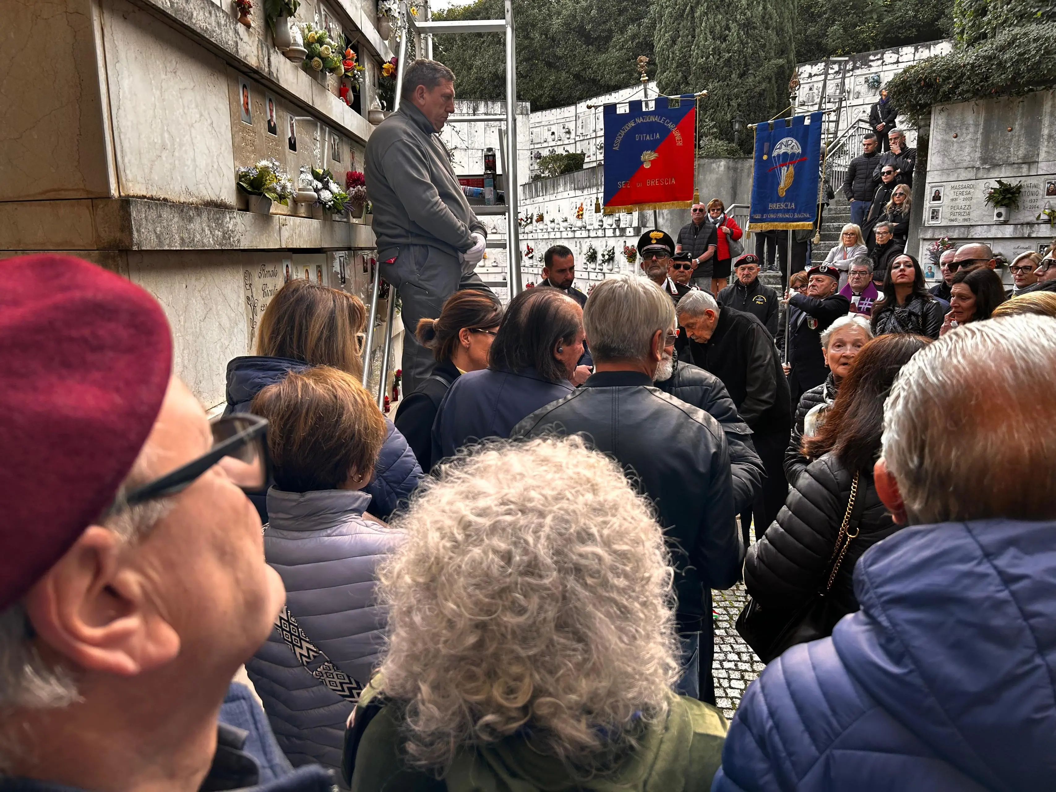 A Rezzato, la tumulazione del luogotenente Marco Piffari