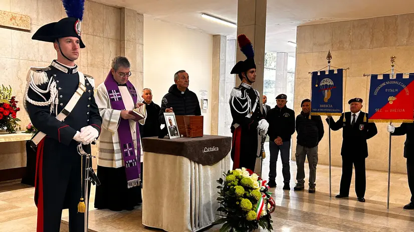 A Rezzato, la tumulazione del luogotenente Marco Piffari