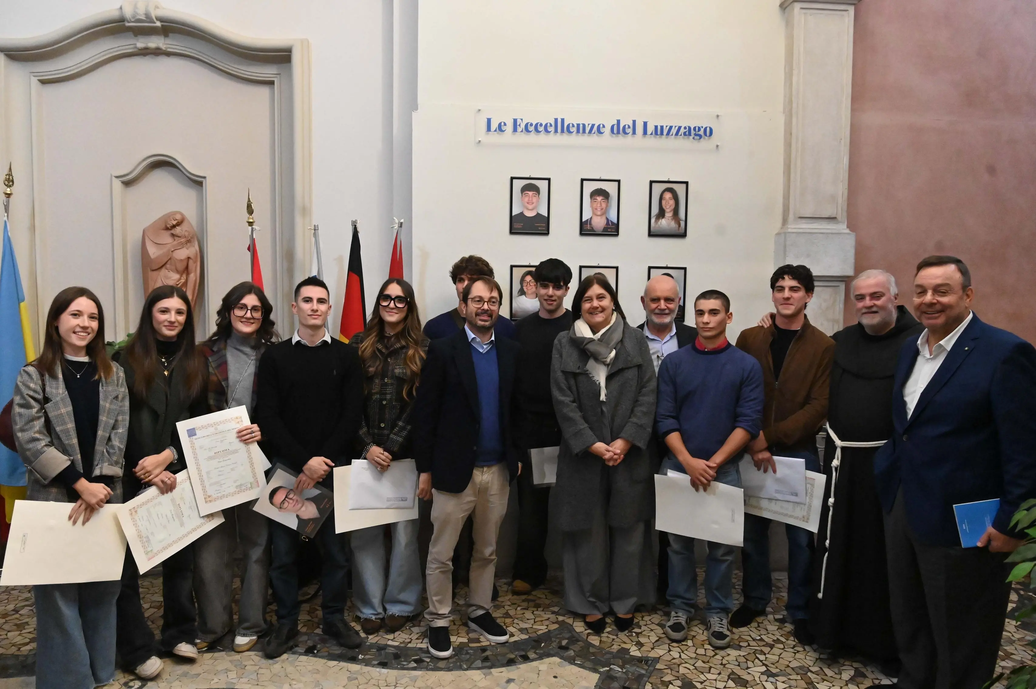 Cerimonia di festa per i 94 diplomati 2025 del Liceo Luzzago