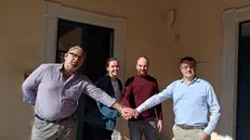 I medici di Acquafredda con il sindaco - © www.giornaledibrescia.it