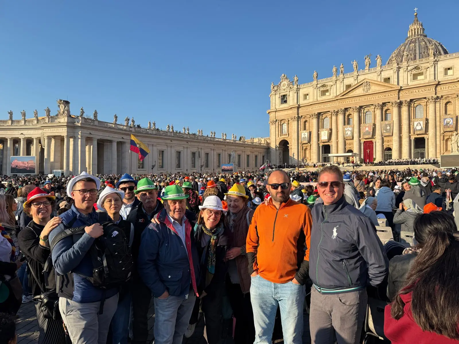 Suor Maria Troncatti santa, pellegrini bresciani in piazza san Pietro