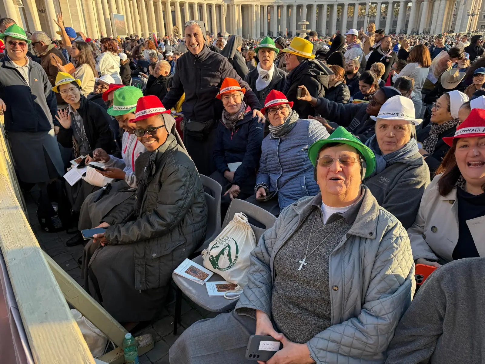 Suor Maria Troncatti santa, pellegrini bresciani in piazza san Pietro