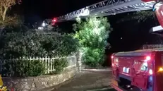 Hanno partecipato all'intervento di spegnimento anche i vigili del fuoco di Palazzolo