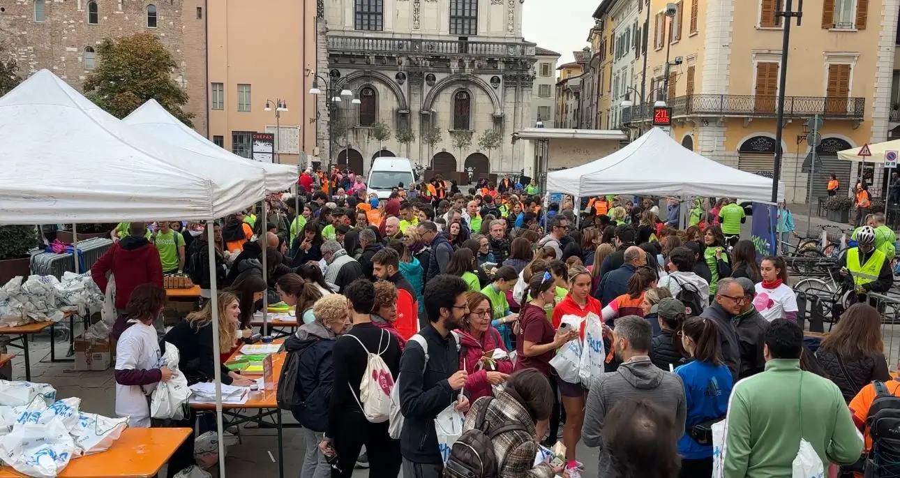 La partenza e l'arrivo della Stramrun