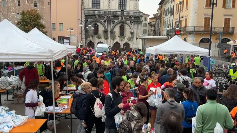 La partenza e l'arrivo della Stramrun