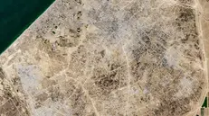 La zona degli attacchi vicino a Khan Younis, nel sud di Gaza - Foto Ansa © www.giornaledibrescia.it