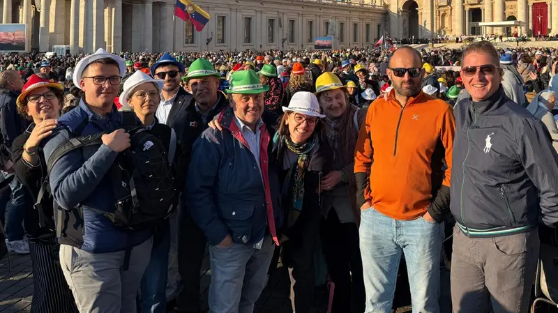 Alcuni pellegrini dalla Valcamonica - Foto © www.giornaledibrescia.it