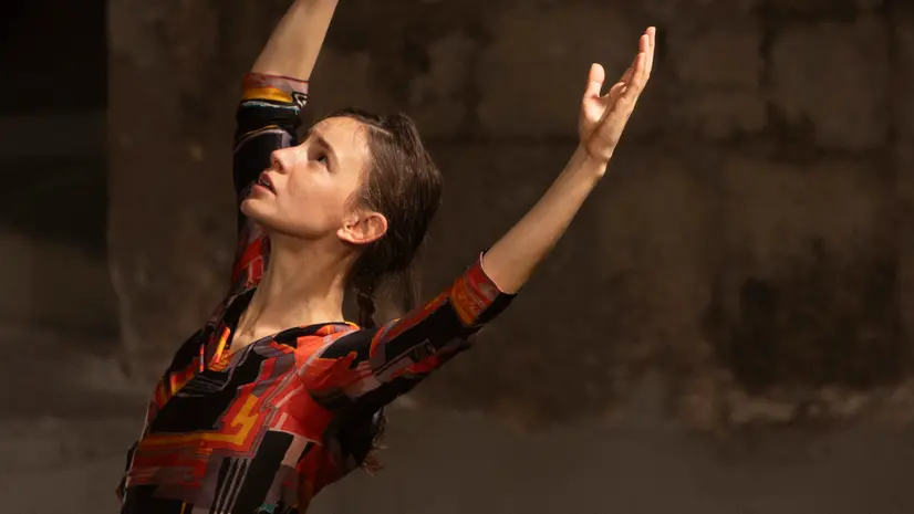 Stefania Tansini interpreta l'assolo di Raffaella Giordano - Foto Lorenza Daverio