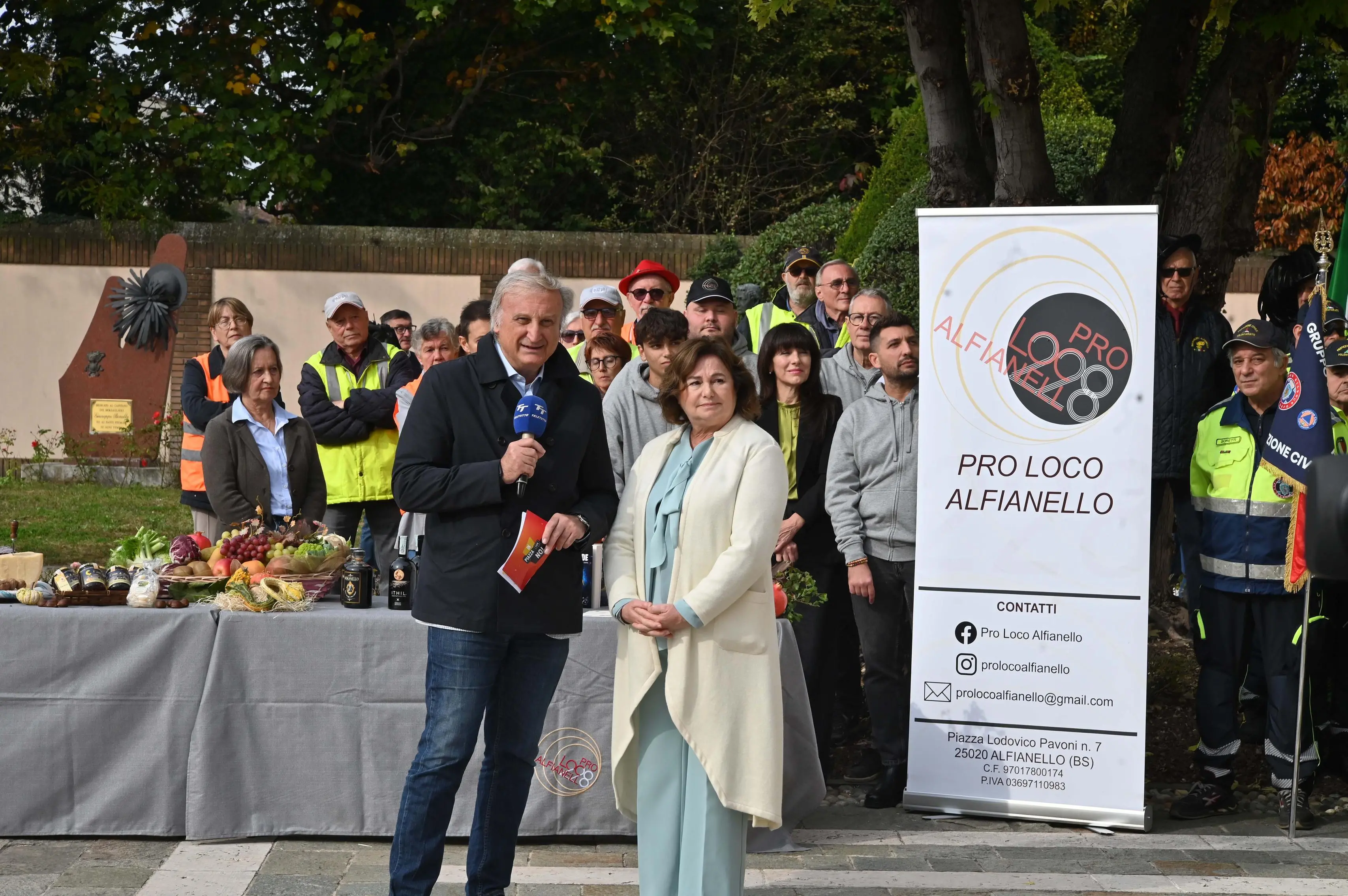 ALFIANELLO IN PIAZZA CON NOI  REDAZIONE PROVINCIA 19-10-2025  GABRIELE STRADA NEW EDEN GROUP 