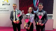 Al centro la bresciana Cristina Pangrazio - Foto Instagram/Cristina Pangrazio