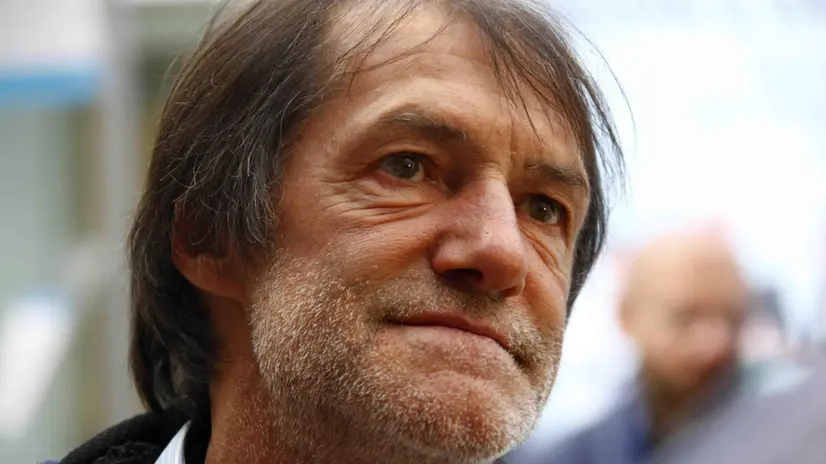 L'alpinista Hans Kammerlander in occasione del Festival dell'Acqua 2019 Bressanone (Bz), 13 maggio 2019. ANSA/ LORENZO ZAMBELLO