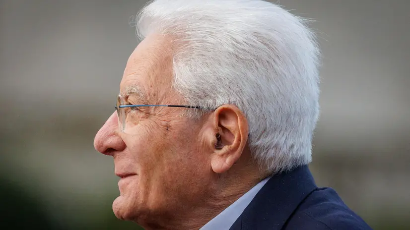 epa12466841 Italy's President Sergio Mattarella attends a welcome ceremony at the Royal Palace during a state visit to Belgium, in Brussels, Belgium, 20 October 2025. EPA/Olivier Matthys