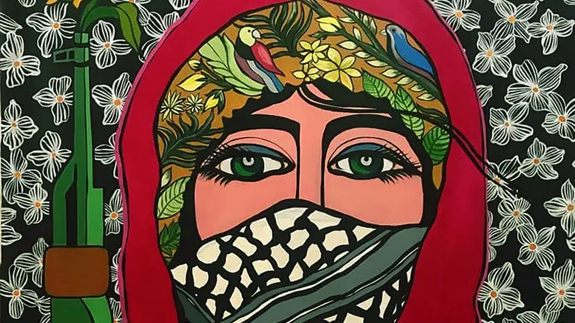Dina Mattar, «The Peace», opera rimasta sotto le macerie di Gaza durante i bombardamenti del 2023