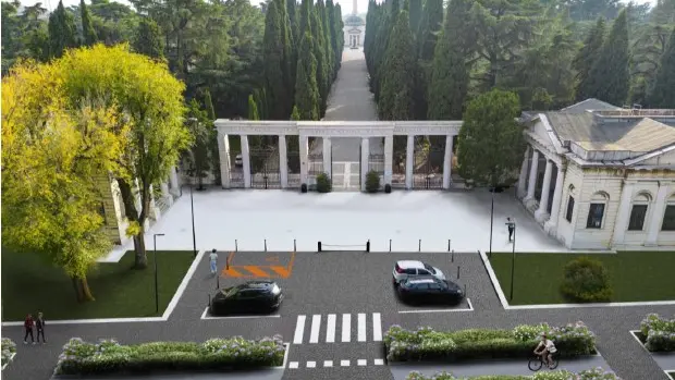 Come sarà via Milano davanti al Vantiniano
