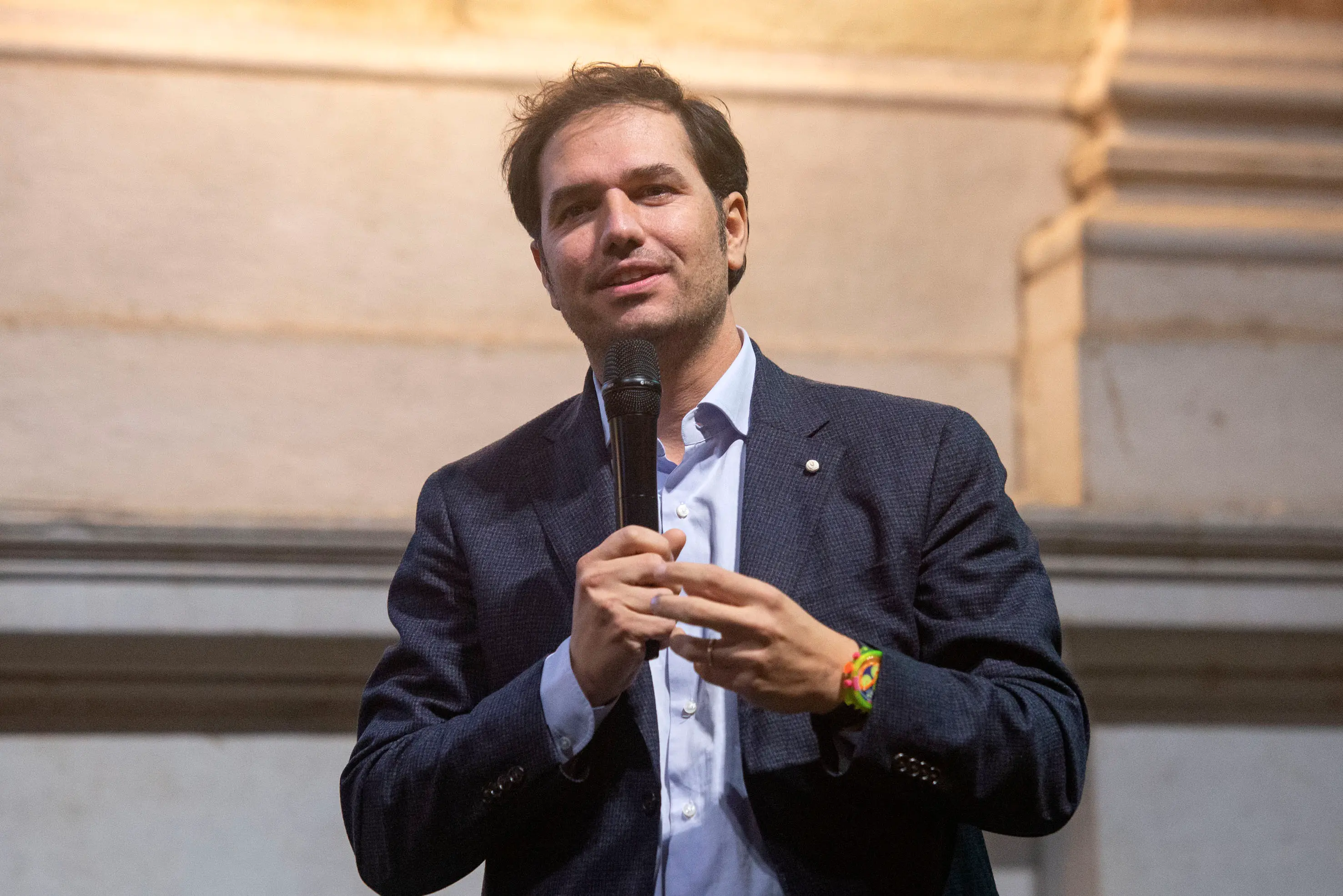 SPORT BRESCIA PALAZZO LOGGIA SALONE VANVITELLIANO CERIMONIA DI CONSEGNA ONORIFICENZE CONI 2023 NELLA FOTO ALESSANDRO CANTONI 21-10-2025 PIERPAOLO PAPETTI AGENZIA NEWREPORTER