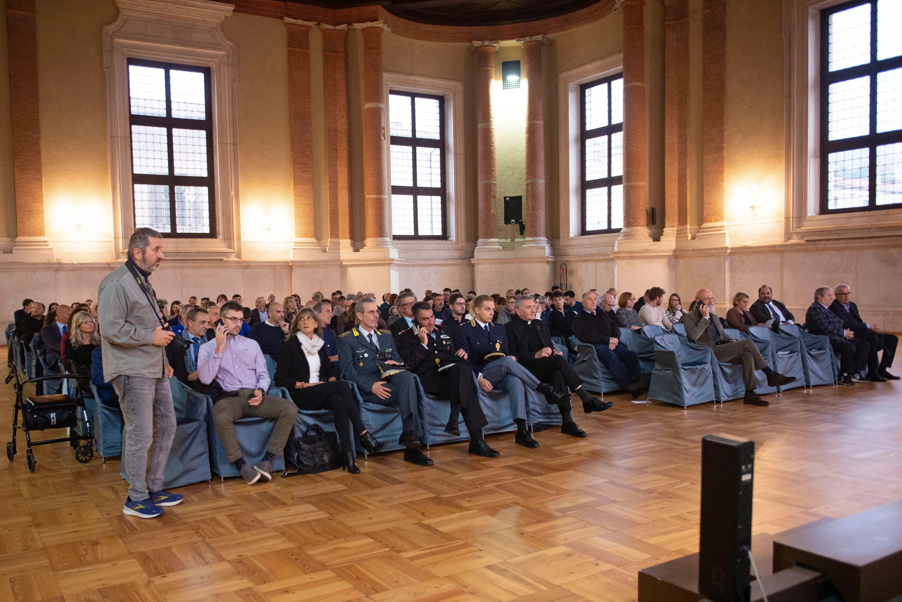 SPORT BRESCIA PALAZZO LOGGIA SALONE VANVITELLIANO CERIMONIA DI CONSEGNA ONORIFICENZE CONI 2023 NELLA FOTO SALA 21-10-2025 PIERPAOLO PAPETTI AGENZIA NEWREPORTER