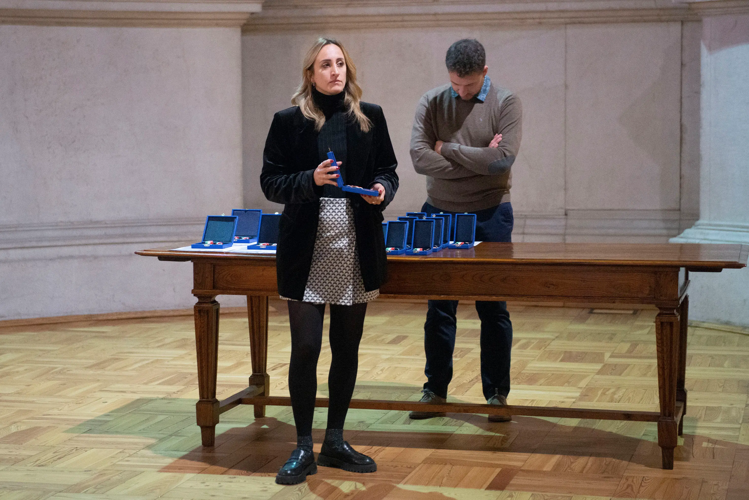 SPORT BRESCIA PALAZZO LOGGIA SALONE VANVITELLIANO CERIMONIA DI CONSEGNA ONORIFICENZE CONI 2023 NELLA FOTO PREMIAZIONI 21-10-2025 PIERPAOLO PAPETTI AGENZIA NEWREPORTER