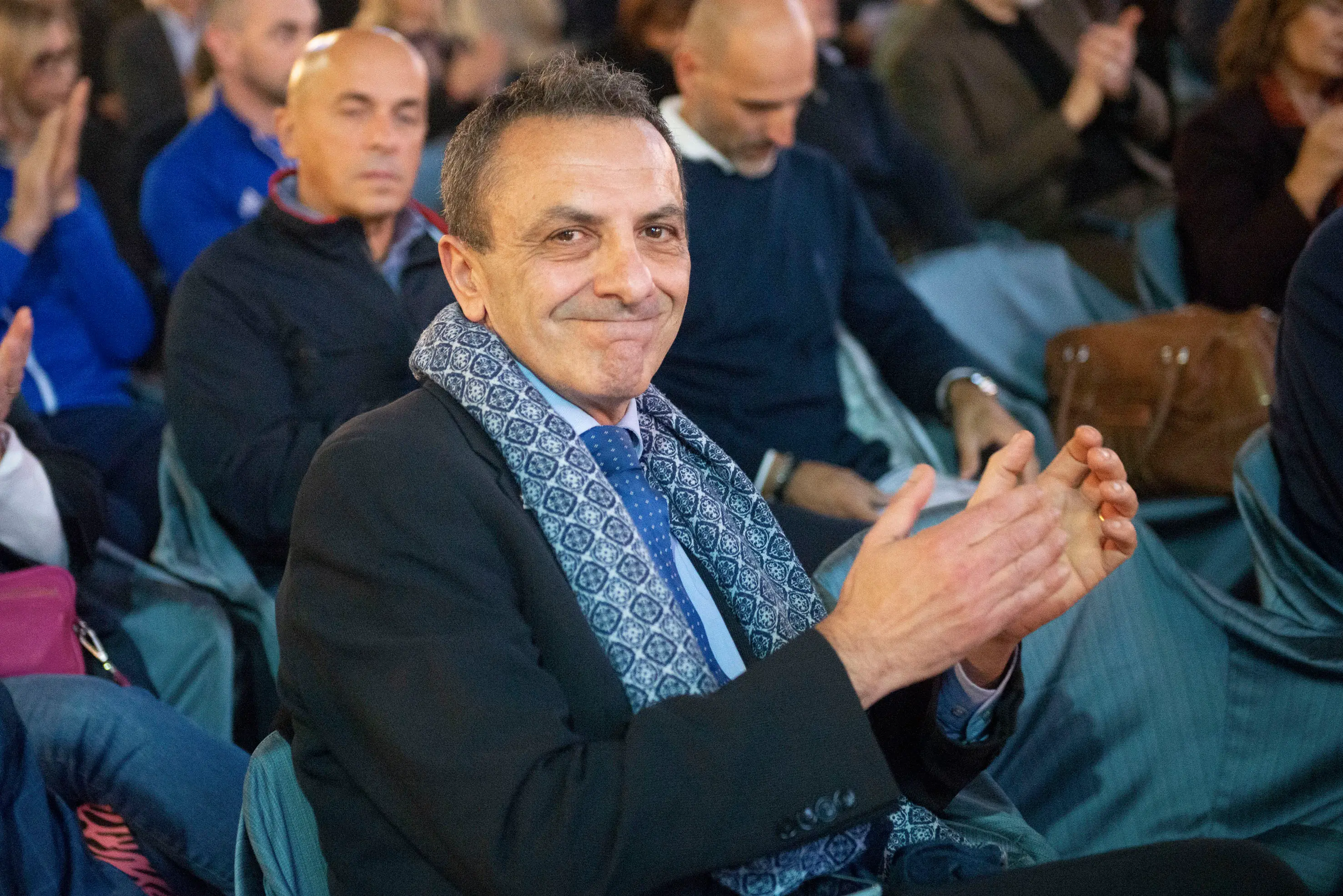 SPORT BRESCIA PALAZZO LOGGIA SALONE VANVITELLIANO CERIMONIA DI CONSEGNA ONORIFICENZE CONI 2023 NELLA FOTO MASSIMO GIULIANI 21-10-2025 PIERPAOLO PAPETTI AGENZIA NEWREPORTER