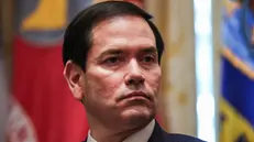 epa12442665 Marco Rubio, US Secretary of State, listens as US President Donald Trump speaks during a Cabinet Meeting at the White House in Washington, DC, USA, 09 October 2025. US President Donald Trump announced that Israel and Hamas have agreed to the first phase of a Gaza peace plan, which includes the release of Israeli hostages and Palestinian prisoners, the withdrawal of Israeli forces, and the delivery of humanitarian aid to Gaza. EPA/SAMUEL CORUM / POOL
