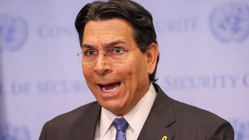 epa12187517 United Nations Ambassador to Israel Danny Danon speaks during a press conference, addressing the ongoing conflict between Iran and Israel, at United Nations headquarters in New York, USA, 20 June 2025. EPA/SARAH YENESEL