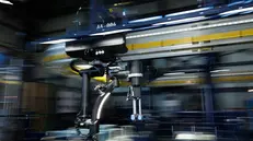 The Prototype Robotics code name BlueJay at the Amazon facilities in Westborough, Massachusetts, USA, 26 September 2025.