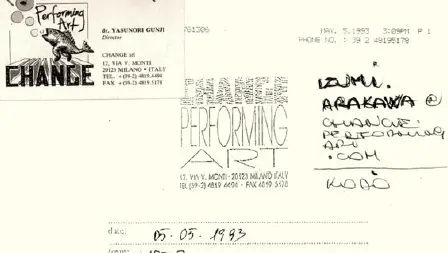 Una delle comunicazioni ricevute da Mucciarelli