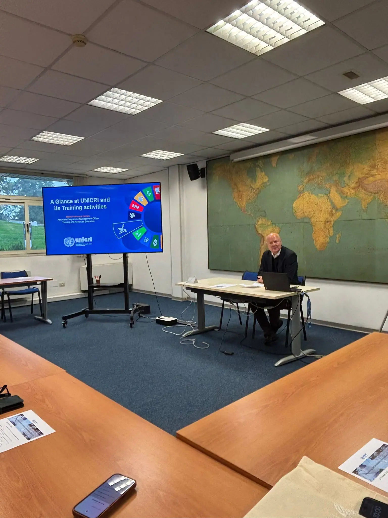 L'associazione Alumni in visita all'Unicri