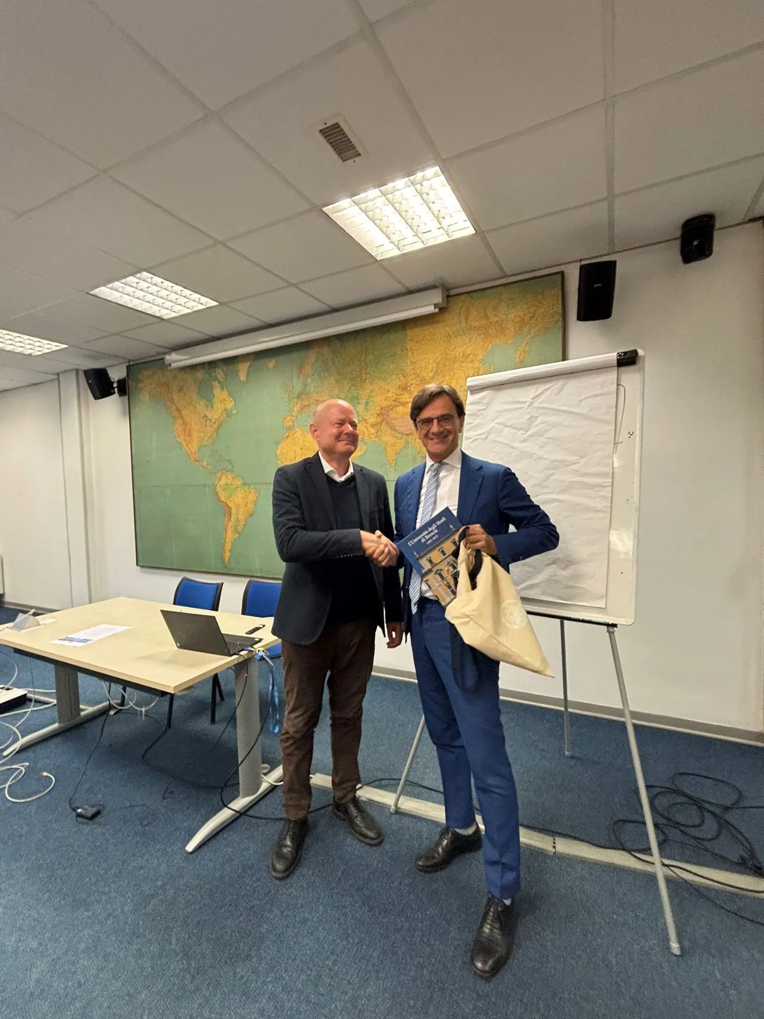 L'associazione Alumni in visita all'Unicri